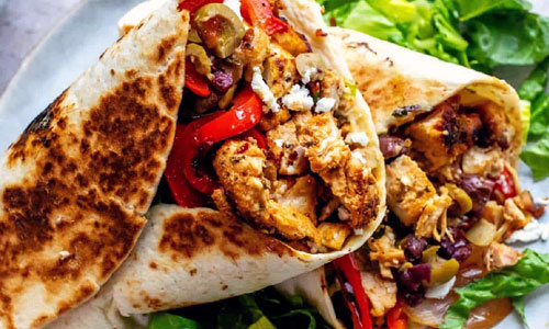 Mediterranean Wrap Bowl